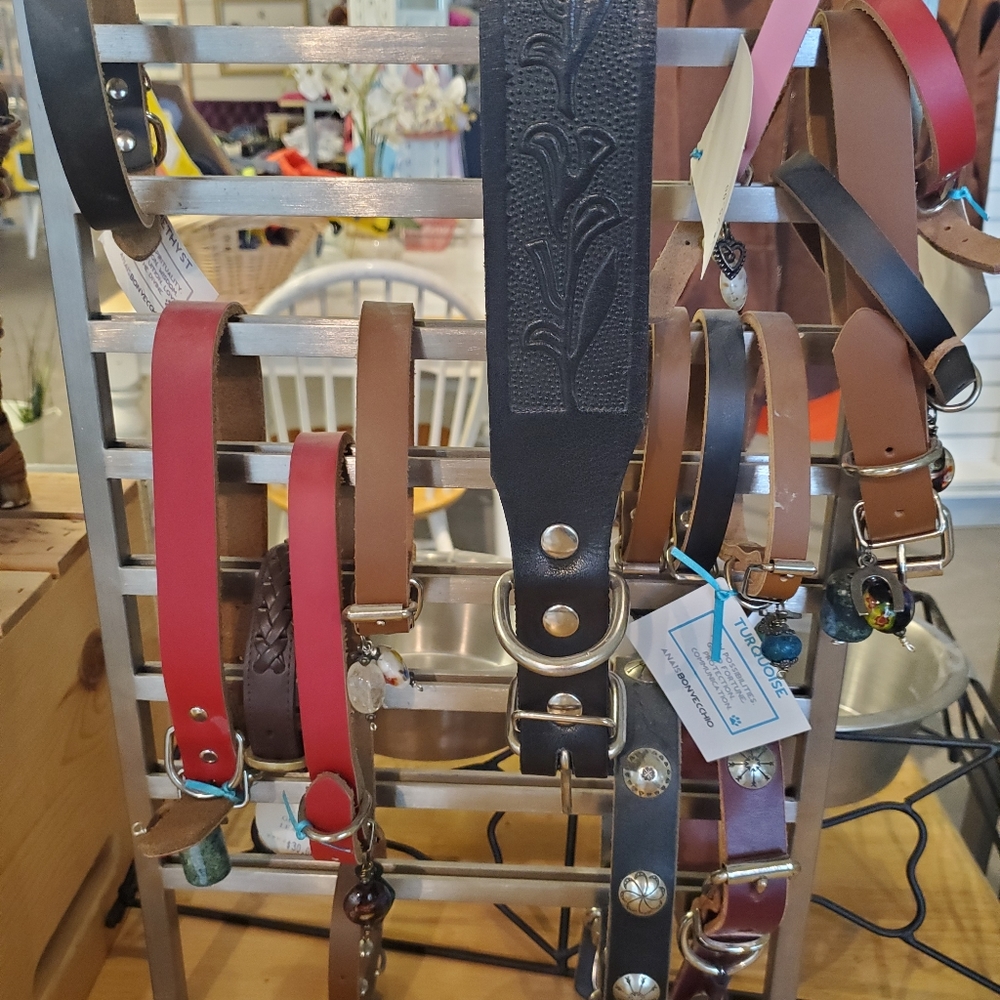 Leather dog collars